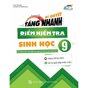 Sách - Bí quyết tăng nhanh điểm kiểm tra Sinh học 9