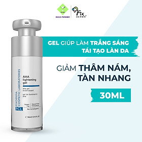 Kem Mờ Nám Giảm Vết Thâm FCL AHA Lightening Gel 30ml Giúp Tái Tạo, Tẩy Tế Bào Chết, Ngừa Viêm Làm Trắng Da - Hùng Lợi