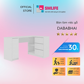 Mua Bàn làm việc chữ L độc đáo SMLIFE Dababhai