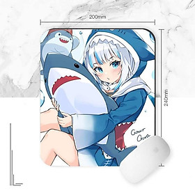 Miếng lót chuột IN HÌNH Hololive anime chibi tiện lợi xinh xắn