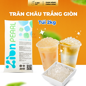 Thạch Trân Châu 3Q ZION Trân Châu Giòn Nguyên Liệu Pha Chế Trà Sữa Gói 2KG