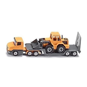 Mô hình xe tải sản thấp và xe ủi Siku 1616