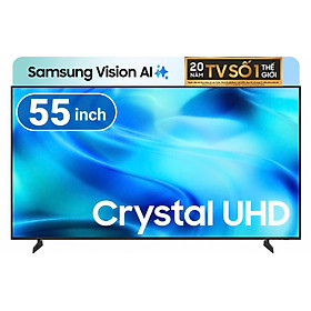 Smart Tivi Crystal UHD Samsung AI 4K 55 inch UA55U8500H  - Hàng chính hãng
