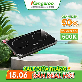 Bếp Điện Từ Đôi Kangaroo KG498N (3100W) - Hàng chính hãng