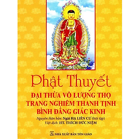 Phật Thuyết Đại Thừa Vô Lượng Thọ Trang Nghiêm Thanh Tịnh Bình Đẳng Giác Kinh (Bìa mềm)