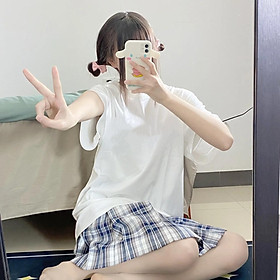 SHUANGYAN Nhật Bản tươi mát, mùa hè ngọt ngào, váy thắt lưng bò, màu xanh lá cây, cô gái nhỏ, 2022 mới