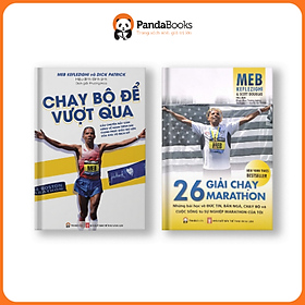 Sách COMBO 2 cuốn 26 giải chạy marathon + Chạy bộ để vượt qua - PANDABOOKS