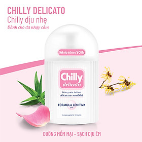 Dung dịch vệ sinh phụ nữ Chilly Delicato Dịu Nhẹ 200ml