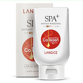 COLLAGEN TRẮNG DA SPA+ CHỐNG NẮNG GIỮ ẨM - LÀM ĐỀU SẮC DA 180ml LANGCE