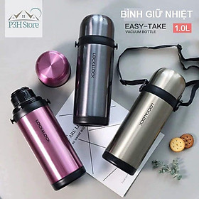 Mua Bình Giữ Nhiệt loại lớn Lock&Lock Easy Take dung tích 1L có dây đeo LHC1439 p3hstore