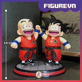 Mô hình Goku và Kirillin lúc nhỏ 14 cm - Dragon Ball