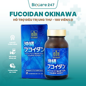 Viên Uống Kanehide Bio Fucoidan Okinawa Hộ Trợ Ức Chế Tăng Trưởng Tế Bào Ung Thư - Hộp 180 Viên