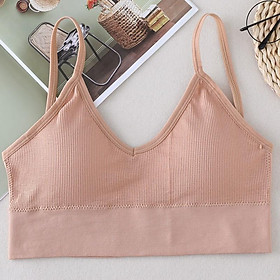 Áo lót nữ , Áo ngực thun len sợi tăm tre Maitoshi-6601 thấm hút mồ hôi Chất liệu 95%cotton 5%spandex chống xù , phù hợp cho Tập Gym mix đồ cá tính