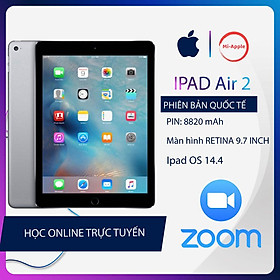 Mua Máy tính bảng iPad Air 2 Quốc tế cấu hình cao chạy ipad os 14.4 phù hợp với học tập làm việc hiệu quả
