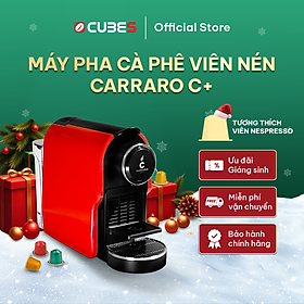 Máy Pha Cà Phê Viên Nén CARRARO C+ Tương Thích Nespresso - Hàng Chính Hãng