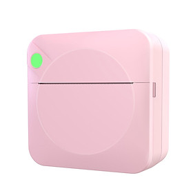 Portable Mini Thermal Printer Wirelessly BT 200dpi Photo Label Memo Wrong Question Printing with 1 Roll Paper
