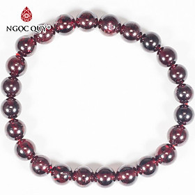 Vòng tay phong thủy đá garnet mệnh hỏa , thổ - Ngọc Quý Gemstones