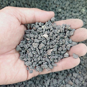 Mua Đá nhan thạch lava đen size 3-6mm - 100g
