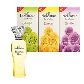 Bộ 3 chai nước hoa mini Enchanteur: Charming, Sensation, Delightful (10ml*3chai)