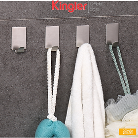 Móc Inox, Móc Dán Tường Siêu Dính, Móc Treo Đồ Đa Năng, Tiện Dụng Dán Khắp Mọi Nơi Bạn Muốn, Kingler 2002