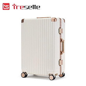 BFQ2ST500KTL giảm 8 cho đơn từ 500K SIZE 20 INCH Vali khóa sập cao cấp nhập khẩu Hàn Quốc Tresette 2810 - Trắng