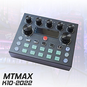 Mua Sound card thu âm karaoke livestream mtmax k10 2022 bluetooth năng động và chuyên nghiêp dành cho người yêu âm nhạc hàng chính hãng