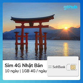 Sim Nhật bản 10 Ngày – 1GB 4G Mỗi Ngày
