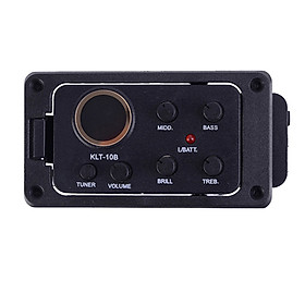 KLT-10B 4-Band Acoustic Guitar Preamp EQ Equalizer Pickup Tuner