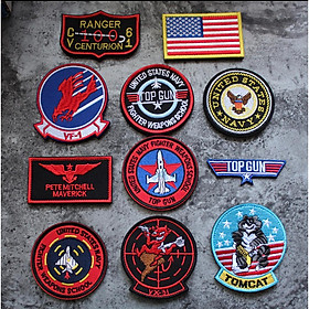 Patch máy bay chiến đấu TOP GUN_không quân