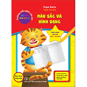 Bộ sách Chơi mà học Trường mẫu giáo của em - Màu sắc và hình dạng