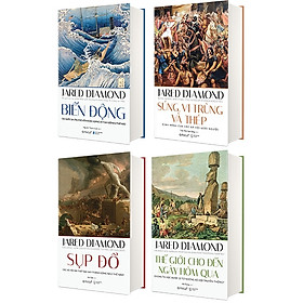 Nơi bán Bộ Sách Lịch Sử Nhân Loại - Jared Diamond (Bộ 4 Cuốn) - Giá Từ -1đ