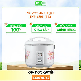 Nồi Cơm Điện Nắp Gài Tiger JNP-1800 - 1.8L (Trắng) - Hàng Chính Hãng