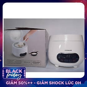Nồi Cơm Điện Mini đa năng 0.8 lít Lock&Lock EJR326 - Hàng chính hãng