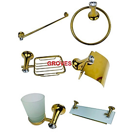 PHỤ KIỆN 6 MÓN ĐỒNG MẠ VÀNG PK6MĐMVĐN