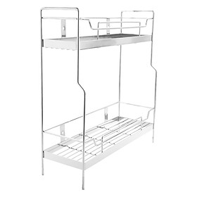 Kệ Gia Vị Nhà Bếp 2 Tầng INOX SUS 304