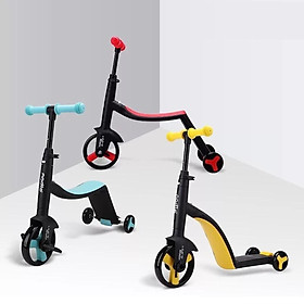 Xe Trượt Scooter 3 in 1 - (Trượt Scooter-Xe Chòi Chân- Xe Đạp Nadle) - dòng xe hiện đại với thiết kế cực kì thông minh, được tích hợp trong 1 sản phẩm rất tiện dụng, đưa lại cho bé trải nghiệm thú vị bổ ích và an toàn.