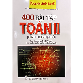 Sách - 400 bài tập toán 11 ( hình học + đại số )