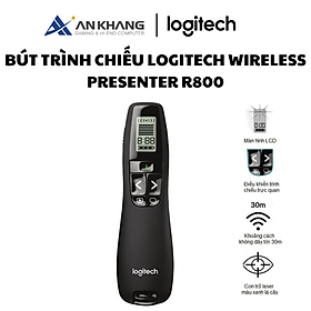 Mua Bút trình chiếu Logitech R800 màn hình LCD  Usb 2.4 GHz phạm vi kết nối 30m - Hàng Chính Hãng