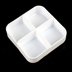 Siaonvr Square Portable Kit Mini Kit Portable Small Kit Cute Four Grid Sub Box Pill Box