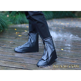 Mua Ủng Đi Mưa 2 Lớp Chống Nước️! Bọc Giày Đi Mưa Nam Nữ Giá Rẻ Chống Trơn Trượt  Có Khóa Kéo Tiện Lợi️