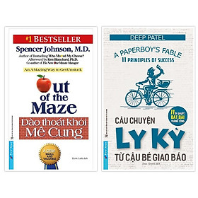 Sách - Combo Đào thoát khỏi mê cung + Câu chuyện ly kỳ từ cậu bé giao báo - FirstNews