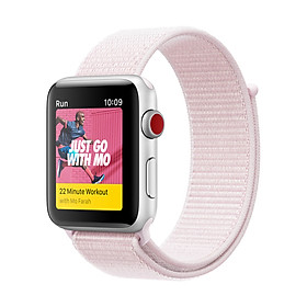 Dây Nylon Sport Loop Pearl Pink cho Apple Watch