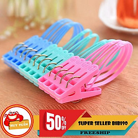 Mua Combo 12 kẹp quần áo có dây treo