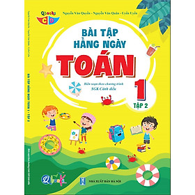Sách - combo bài tập hằng ngày toán và tiếng việt lớp 1 - cánh diều - tập 1,2