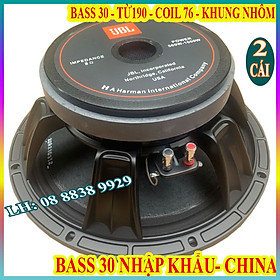 CẶP LOA BASS 30 JB TỪ 190 COIL 76 CHẤT LƯỢNG CAO CẤP NHẬP KHẨU CHINA - GIÁ 2 LOA