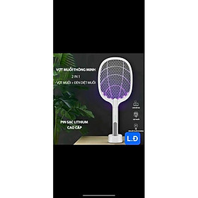 Vợt muỗi 3in1 kiêm đèn bắt muỗi,đèn ngủ tự động ️LOẠI1 -Pin sạc cao cấp 1200 mah An toàn khi sử dụng️️