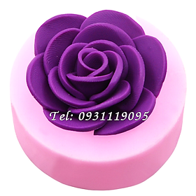 Mua Khuôn silicon làm bánh  rau câu hoa hồng cánh đều - Mã số 1623