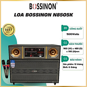 Mua Loa tủ 4 tấc đôi Bossinon N8505K- _Kích thước: 960(W) x 480 (D) x 810 (H)mm _Công suất: 1500Watts - Hàng chính Hãng