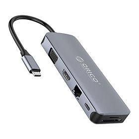 Đế Cắm Đa Năng 11 Trong 1 cổng Type C ORICO MC-U111P