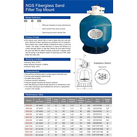 Mua Bình lọc cát hồ bơi D900 - Bình lọc nước hồ bơi D900 công suất 30m3/h  Lọc nước hồ bơi  Maygo  China